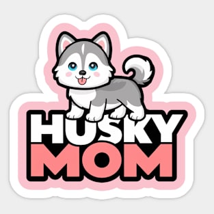 Husky Dog Mom Cute Kawaii Sticker